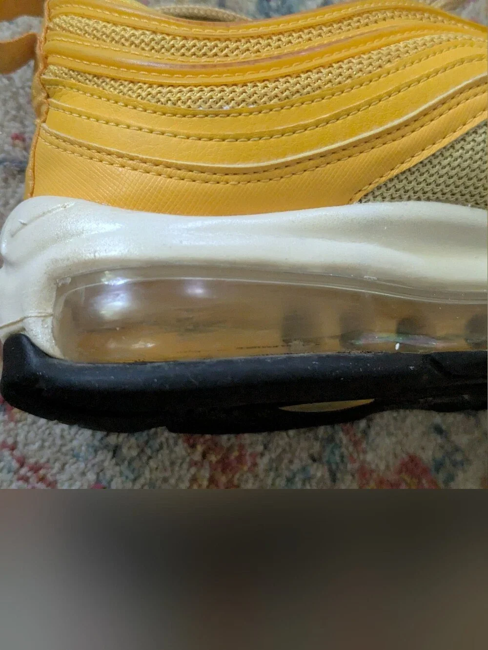 Nike Air Max 97 ‘Mustard’ Yellow 921733 701 Shoes 2018 Sneakers Women's 8.5